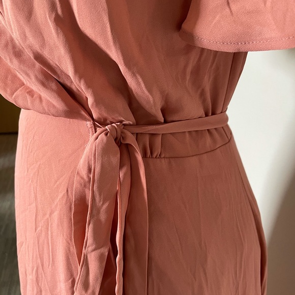 Show me your mumu Sophia Wrap Dress S rustic mauve - Picture 7 of 15